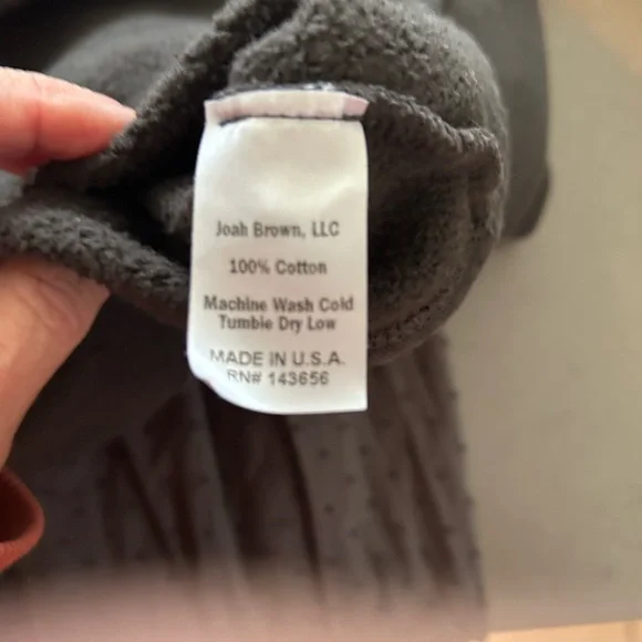 Joah Brown Black Cropped Sweatshirt - Picture 5 of 6